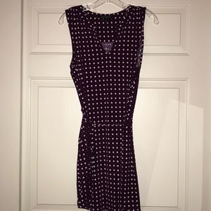 Purple patterned dress